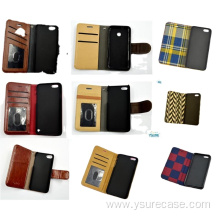 Factory wholesale fashion leather flip wallet phone bag